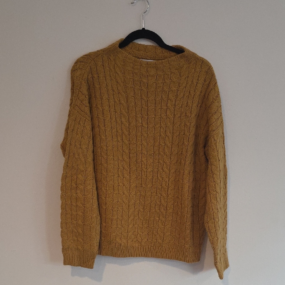 Asics Women's Golden Cable Knit Crewneck Sweater